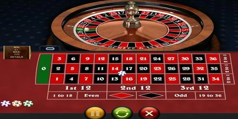 Trò chơi roulette tại nhà cái 7ball cực ăn khách